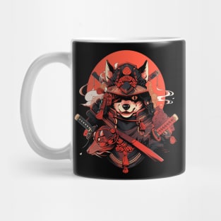 samurai dog Mug